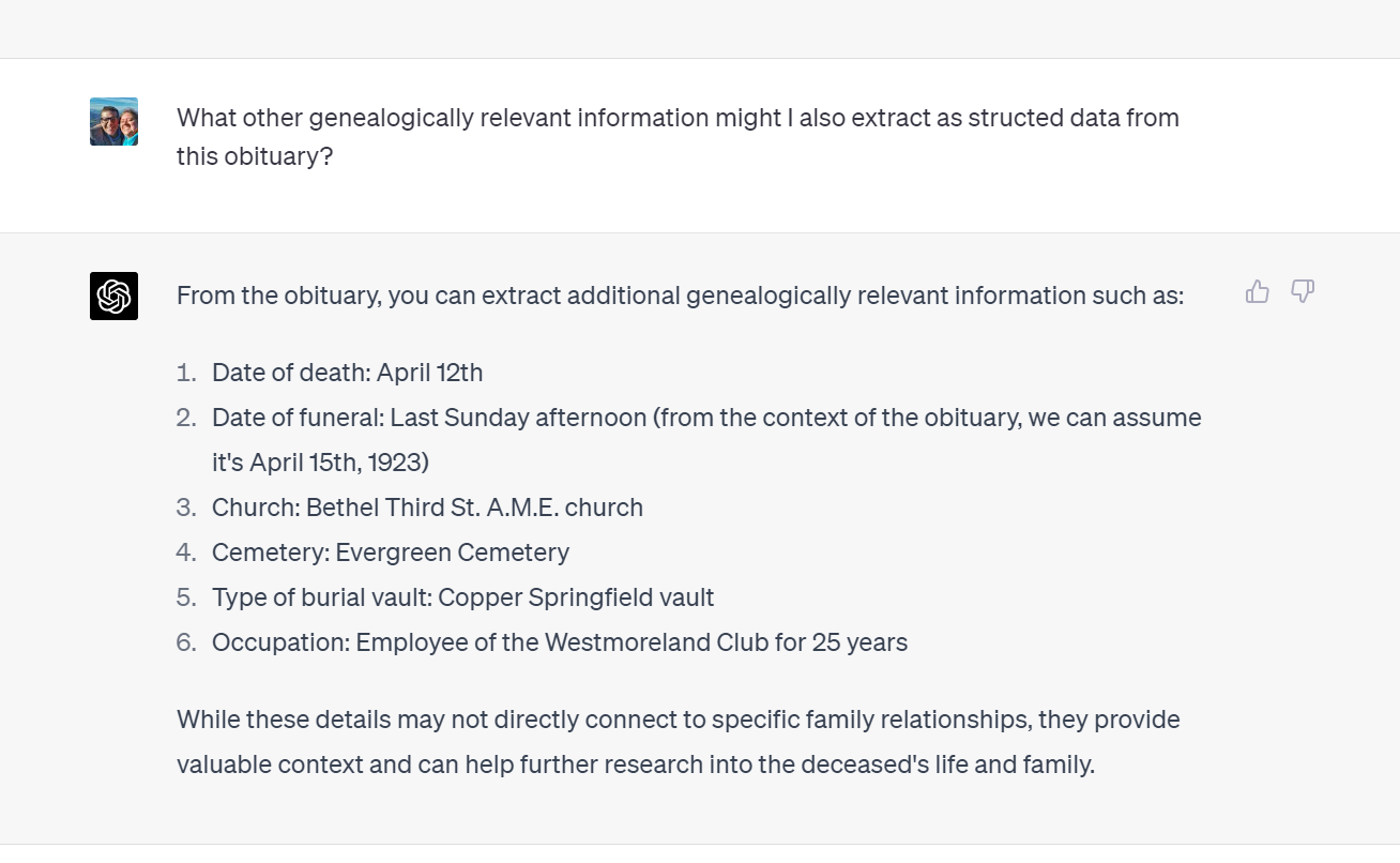 AI Genealogy Use Case Guide: How-to Get from Story to Structured Data ...